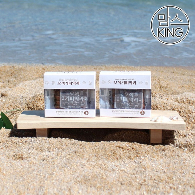 맘스킹 양양오색한과 촉촉/고소/부드러운 오색커피약과 40gx15개입, 40g