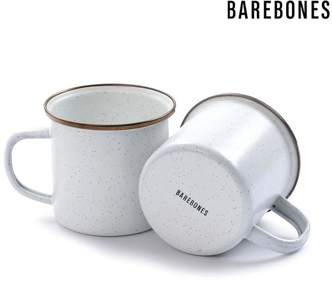 Barebones 琺瑯杯組 14oz 【野外營】水杯 露營, CKW-393蛋殼白(2入), 1個