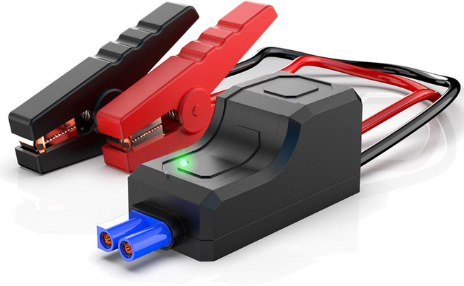 믿추 EC5 점프스타터 스마트 케이블 650V 구리 악어클립 불빛 안전회로, 170mm, 1개