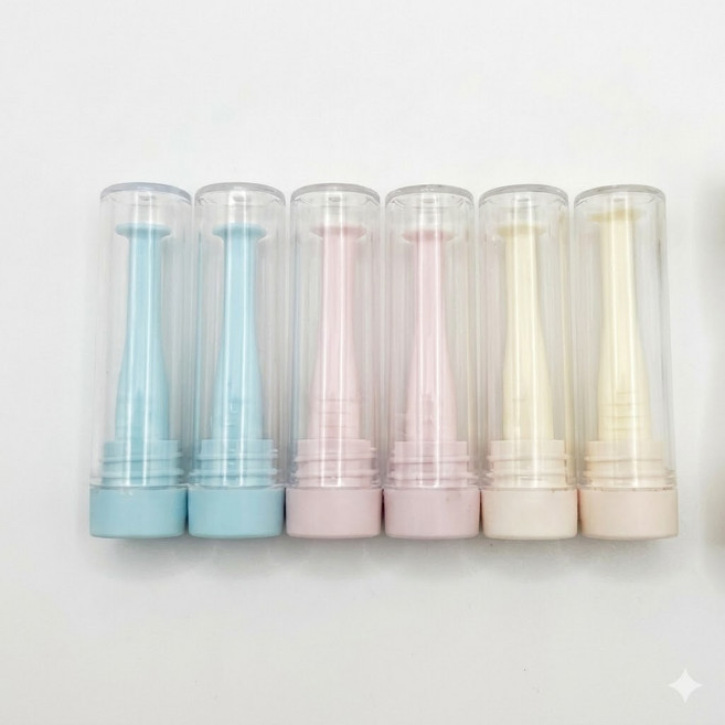 렌즈그립 대형 흡착봉 뽁뽁이6P 하드렌즈 드림렌즈 프리미엄 3컬러세트, 흡착봉 블루2핑크2아이보리2, 1세트