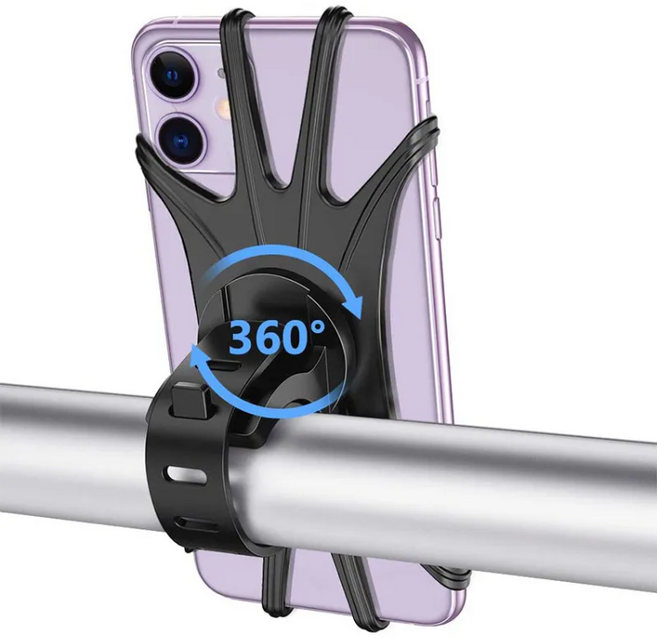 펠리칸co 360도회전 자전거 유모차 핸드폰 거치대, 1개