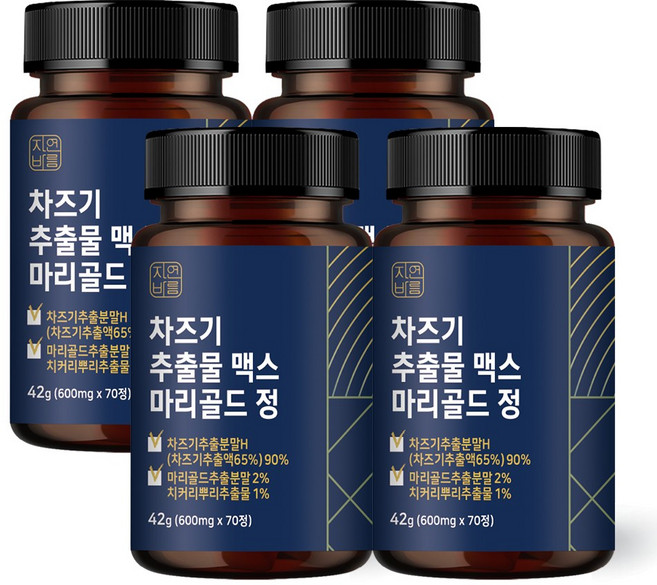 자연바름 루테올린 차즈기 추출물 국내산 차조기 추출분말 정, 70정, 4개