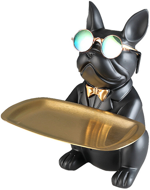 플랜와이 인테리어 스탠드 불독 트레이 T3, 블랙