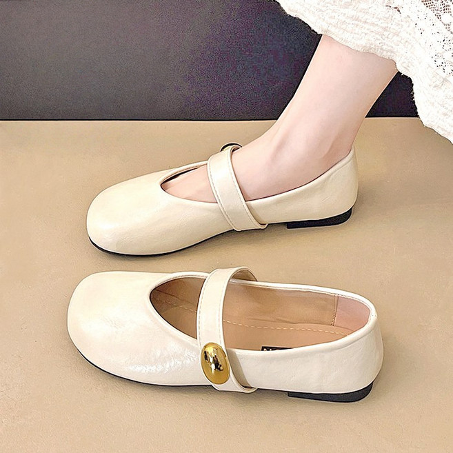 Modern Fashion 여성 발편한 플랫 슈즈 클래식 구두 D38