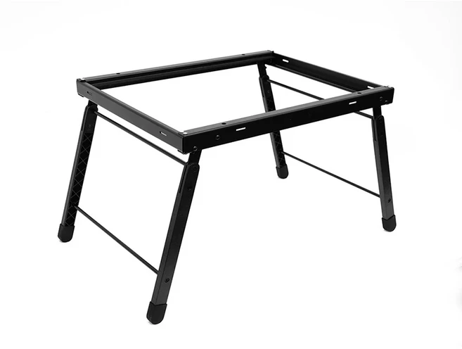 Tryhomy 야외 캠핑 IGT 테이블 6 유닛 휴대용 알루미늄 합금 초경량 접이식 데스크 바베큐 피크닉 New, 01 6 unit table