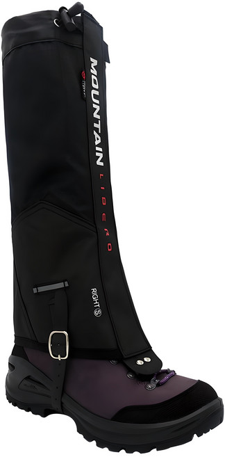 LIBERO 오베론 등산 스패츠 토시, 블랙