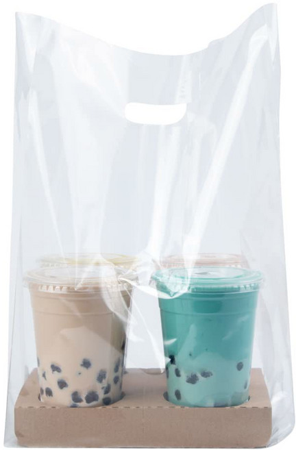 레스토랑웨어 가방 전용 13 스탠딩 셀프 캐리어 프리미엄 인치 음료 테이크아웃 100, 4Cup Biodegradable