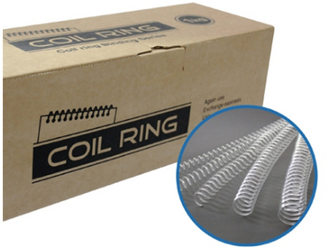 팬시로비 제본용 코일링 1kg, 투명, 16mm