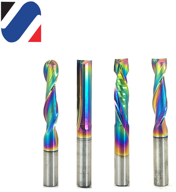 정밀 목공용 초경 트리머 비트 상향절삭 하단면 깔끔컷 카바이드 트리머날 날길이 25mm 4종 세트, 1세트