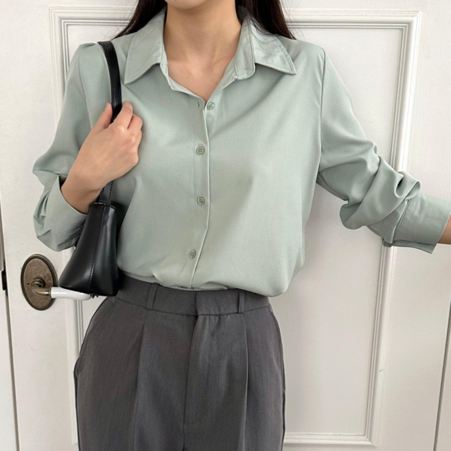 루나제이 여성 블라우스 구김없는 여자 셔츠 링클프리 14가지 컬러