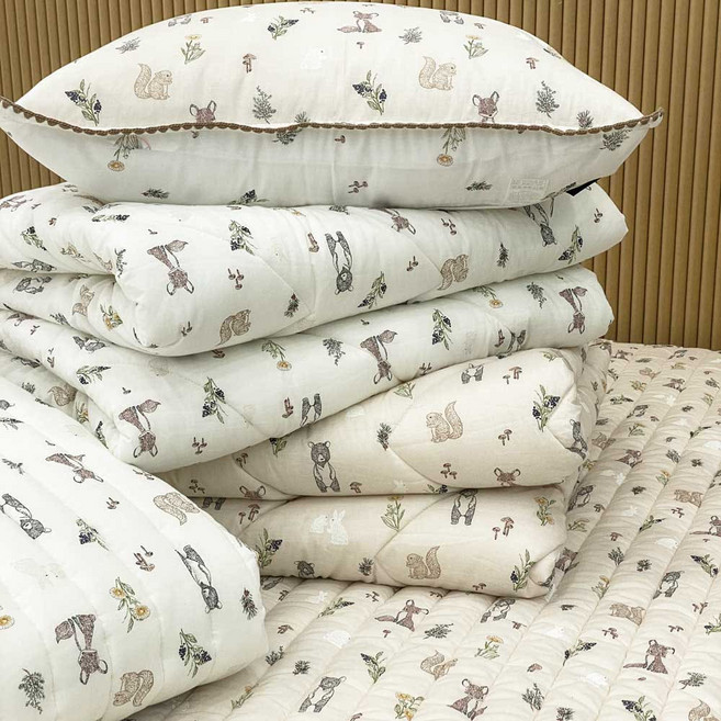 오가닉 순면 사계절 어린이침구 키즈 주니어 먼지없는 차렵이불 슈퍼싱글침구 아동침구세트, 6온스[봄/초가을용], SS밴딩풀세트[차렵+밴딩카패트+베개커버], 핑크베이지