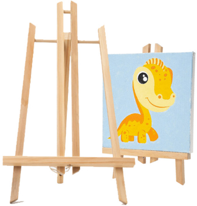 민화샵 원목 나무이젤 거치대 (중) / 취미유화 액자받침대 전시회 화판거치대, 민화 원목 나무이젤_중(40cm)