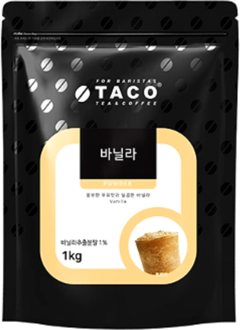 타코 바닐라향 프라페믹스, 1kg, 1개입, 9개