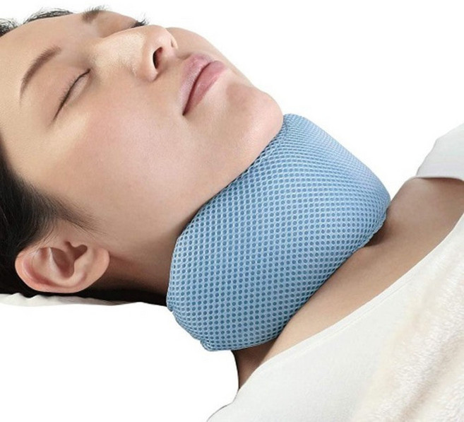 日本支撐固定下顎防止打呼嚕止鼾神器 口呼吸睡眠張嘴打鼾頸託, 1個