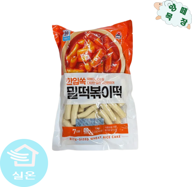 대림 한입쏙 밀떡볶이떡 1kg, 1개