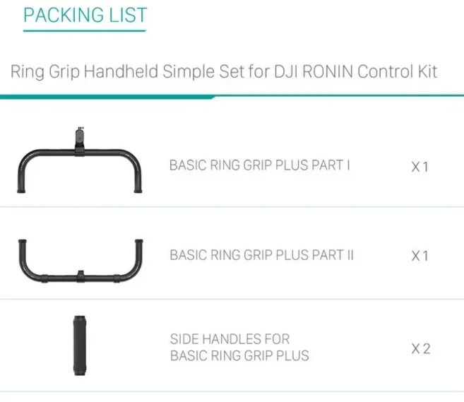 틸타 TGA-ARG 고급 링 그립 (RS 2 3 PRO 에코시스템용) 업그레이드 카메라 홀더 핸드헬드 짐벌용)
