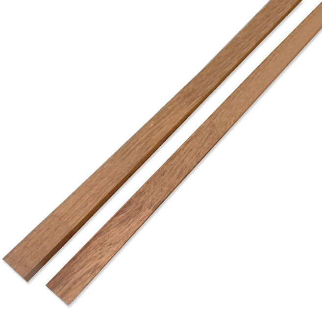 아이베란다 멀바우 집성 각재 각목 쫄대 다루끼 몰딩 목재 두께12mm 폭30mm, 2개, 1200mm