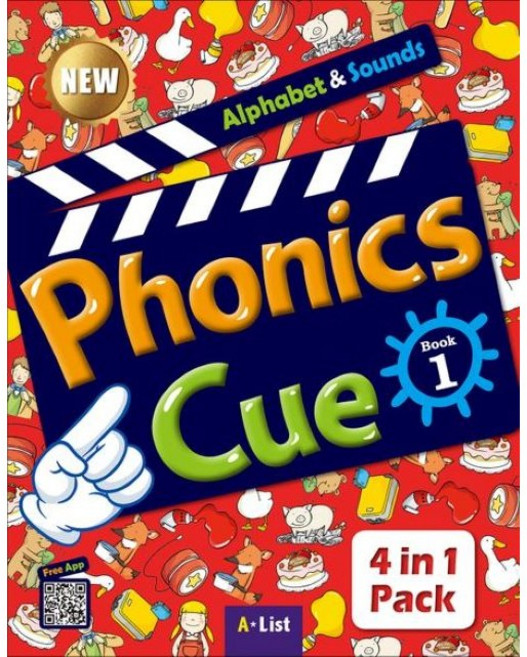Phonics Cue 1 (SB+WB+Activity Worksheet+App)