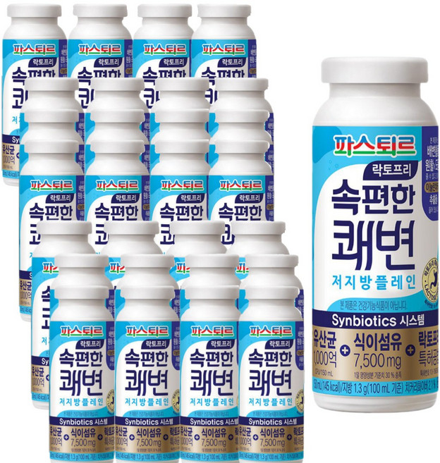 파스퇴르 쾌변요구르트 플레인, 150ml, 28개