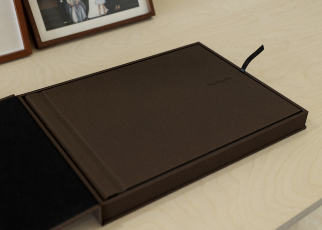 웨딩앨범 본식 화보 14x11 원판 40p, Beige