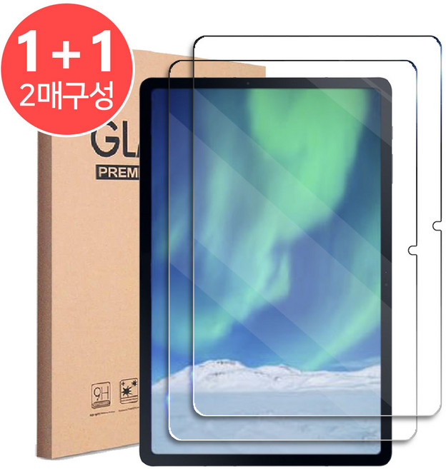 아이뮤즈 뮤패드 K8 호환 9H 방탄 강화 유리 보호 액정 필름2장 아이친구, 1세트[1+1=2장]