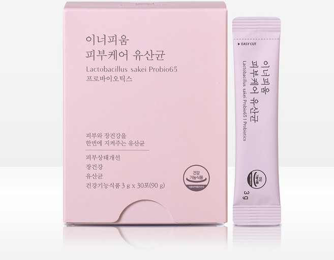 이너피움 피부케어 유산균 1박스(30포), 90g, 1박스
