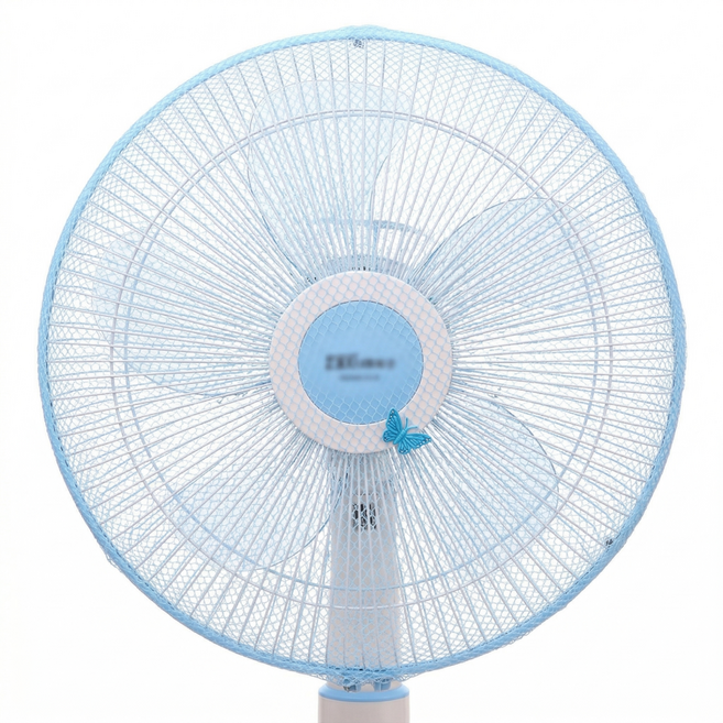 살림일기 1+1 촘촘한 선풍기 안전망, 1개, 선풍기안전망-블루(2개)