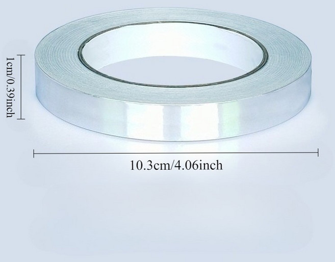 알루미늄 호일 테이프 에어컨수도관 자외선 차단 및 노화 방지 테이프 후막 내열형으로 주방에서도 사용 가능 알루미늄 호일지 방수방유 특대형 스토벌 알루미늄 시트 그릇냄비 바닥, 1개, 10mm