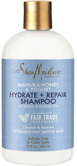 Shea Moisture 시어모이스처 마누카허니 앤 요거트 하이드레이트 앤 리페어 샴푸 384ml, 1개 - 쿠팡