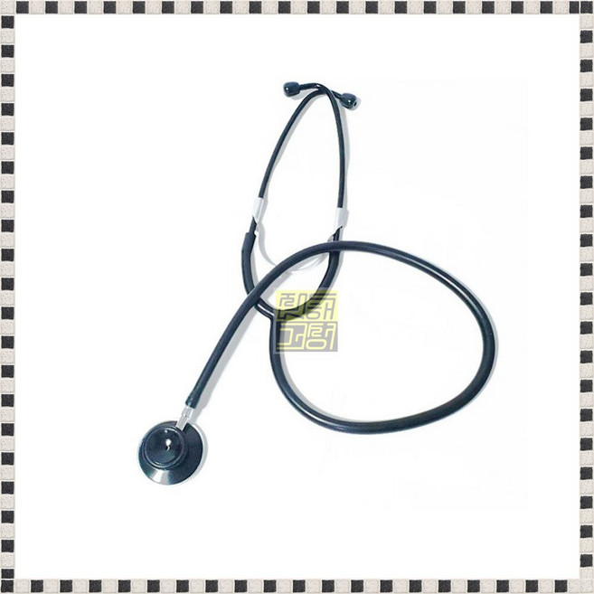 기계식 청진기 전문가용 양면 의료기기 텐소 청진기 간호사 의료진 병원용 휴대용 수험생 저가형, 1