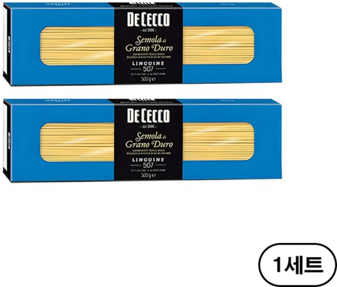 데체코 구르메 링귀니 스파게티면, 500g, 2개