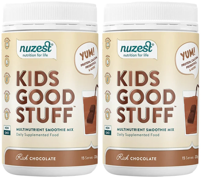 뉴제스트(Nuzest) 뉴제스트 키즈 굿 스터프 리치 초콜렛 225g X 2개, 450g, 1세트 - 쿠팡