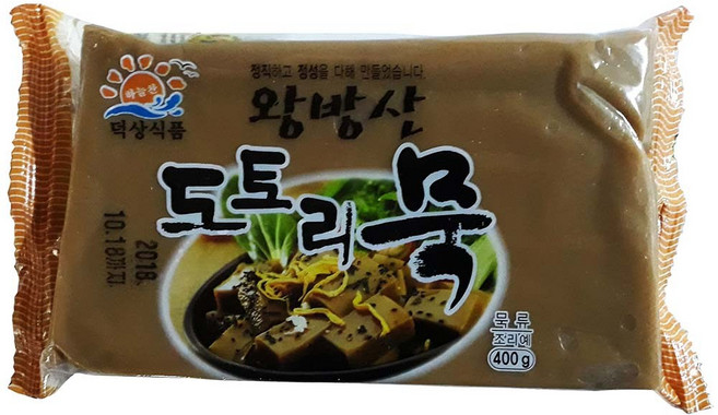 왕방산 도토리묵 400g, 10개