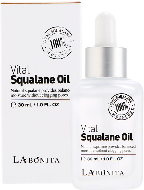 라보니따 바이탈 스쿠알란 오일/ 에코서트 인증 내추럴 스쿠알란/ 페이스오일/ 섞어서 한방울/임산부오일/튼살오일/아기오일, 1개, 30ml