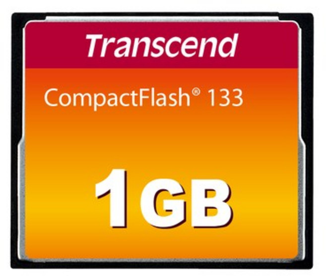 트랜센드 CF 133x 메모리카드 TS1GCF133, 1GB, 1개