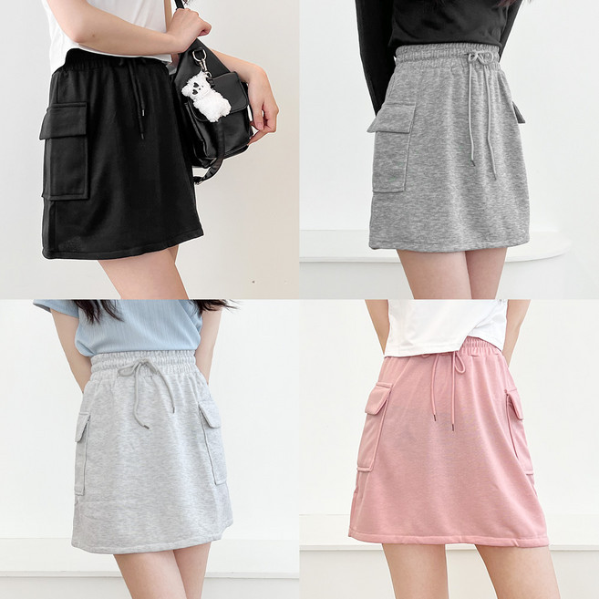 TLM 여성 밴딩 카고 숏스커트 JB-1007944