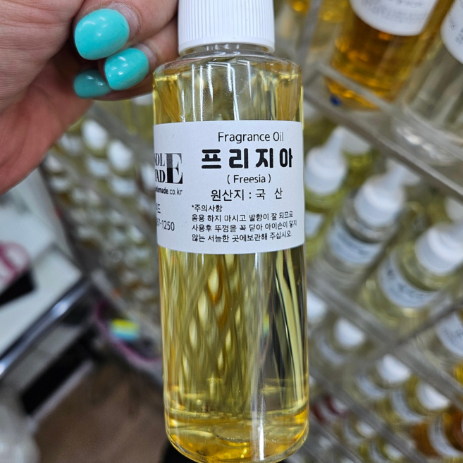 [캔들메이드]국산 프레그런스 오일 100ml, 프리지아, 1개