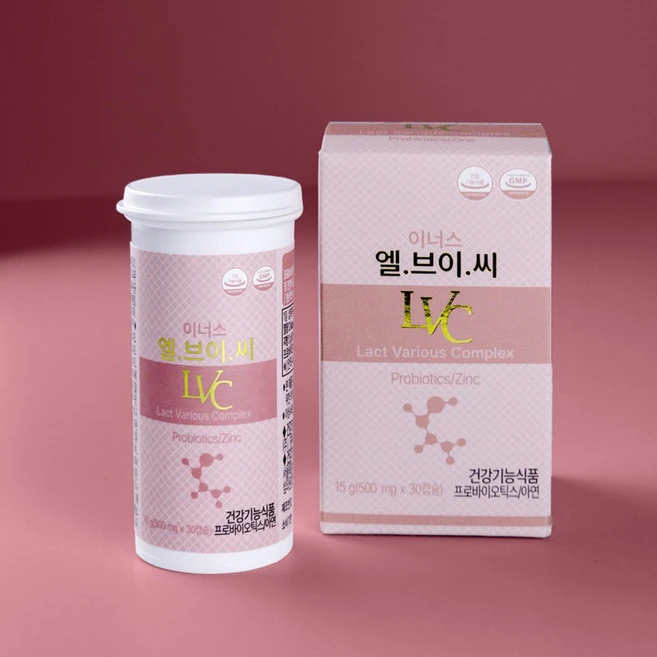 건강기능식품 20대 30대 여성 위한 질유래유산균 크리스파투스 이너스균 함유 장건강유산균 엘브이씨 LVC For Women, 1정 - 쿠팡