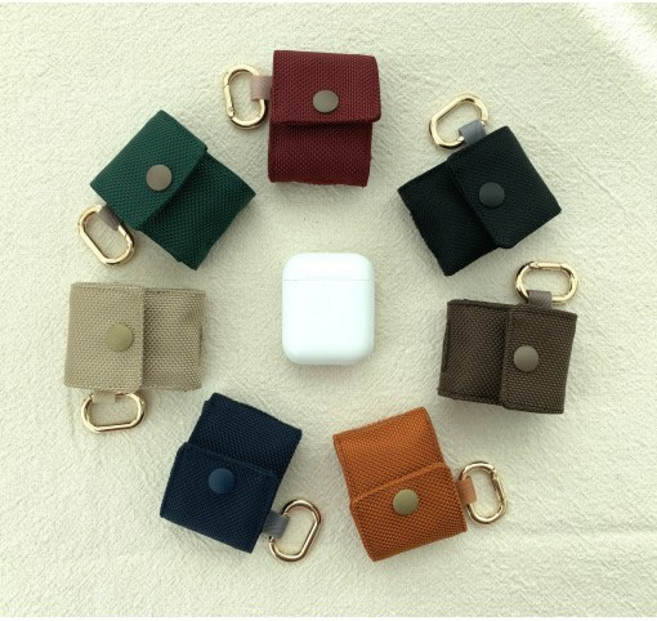 앨리스아미 심플 빈티지무드 에어팟케이스, 베이지