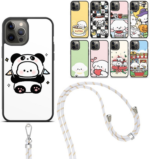 AT-M150S 포켓몬에디션3 잼폰3 AT-M130 포켓몬2 잼폰2 귀여운 푸들 강아지 스트랩 케이스