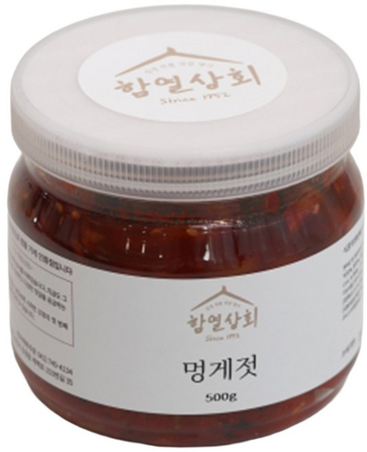 강경 함열상회 국내산 멍게젓 500g 1kg 양념 젓갈 멍게비빔밥 멍게장 반찬, 1개