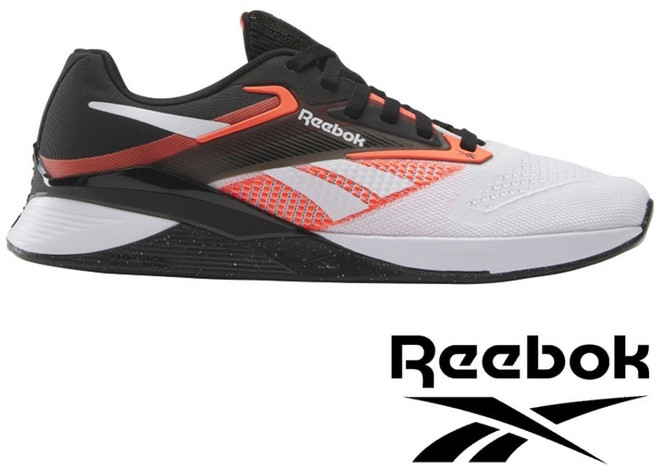 Reebok NANO X4 中性運動鞋 台灣公司貨 黑橘 074684