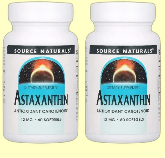 소스네츄럴스 아스타잔틴 12mg 소프트젤 60정 x 2, 2개 - 쿠팡