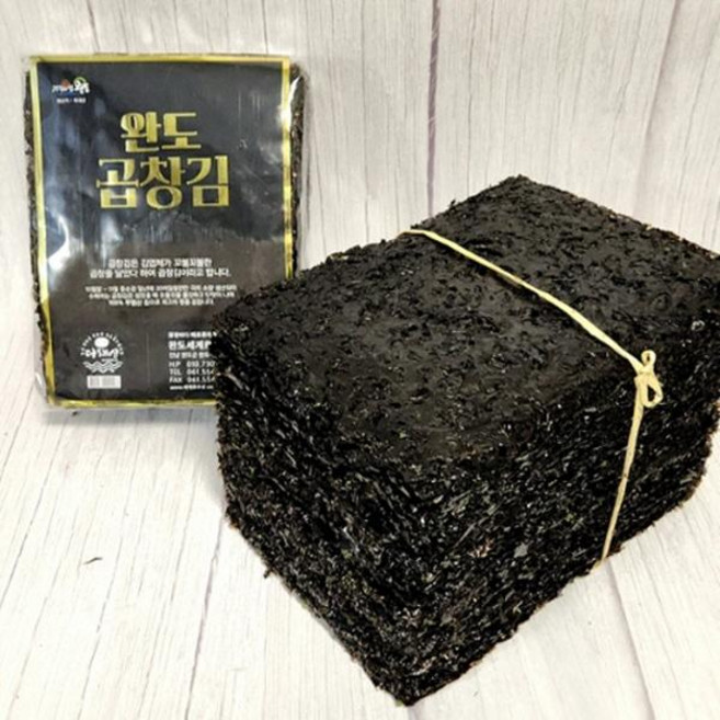 세계로수산 완도 햇김 곱창김50매(블랙라벨), 단품, 단품