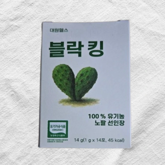 대원헬스 블락킹 100% 유기농 노팔 선인장 14g - 쿠팡