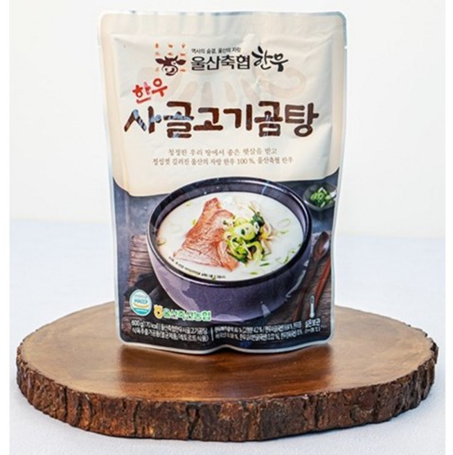 울산축협한우 한우 사골 고기 곰탕 [실온], 600g, 1팩