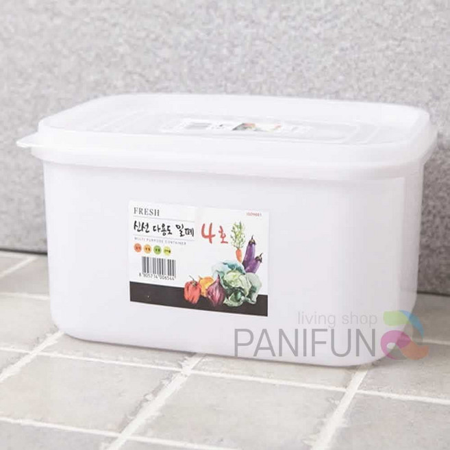 트레이 도시락 일회용 4L 4호 샐러드 진공 밀폐 OWFMIJV0, 색상