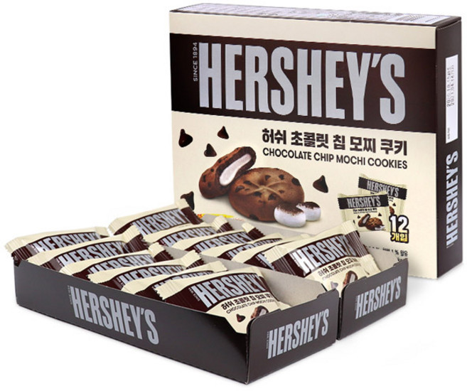 허쉬 초콜릿칩 모찌쿠키 240g, 3개