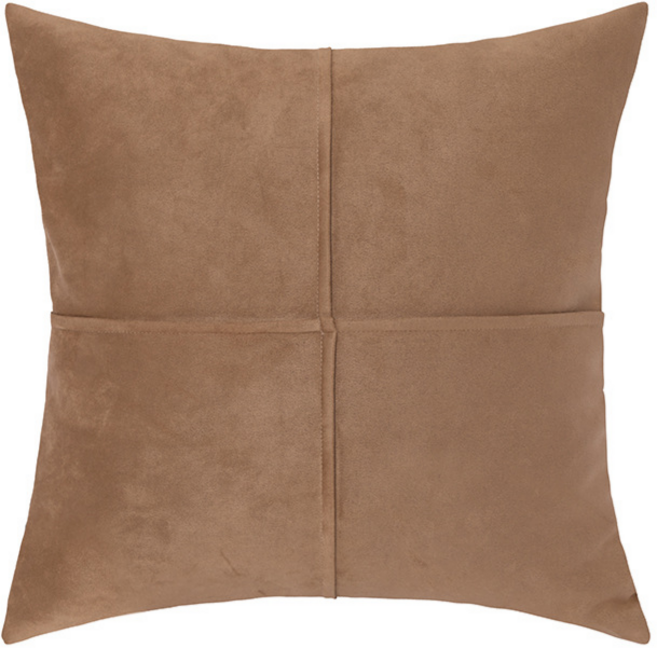 빅무드 카라 벨벳 쇼파 쿠션 국산솜포함, 브라운