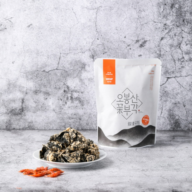 만나식품 오봉산꽃부각 새우맛 30g, 1개